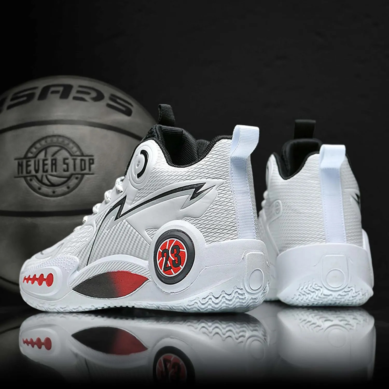 Men's Women's Basketball Shoes Anti-Slip Professional Training Running Sneakers Outdoor Casual Walking Tennis Shoes