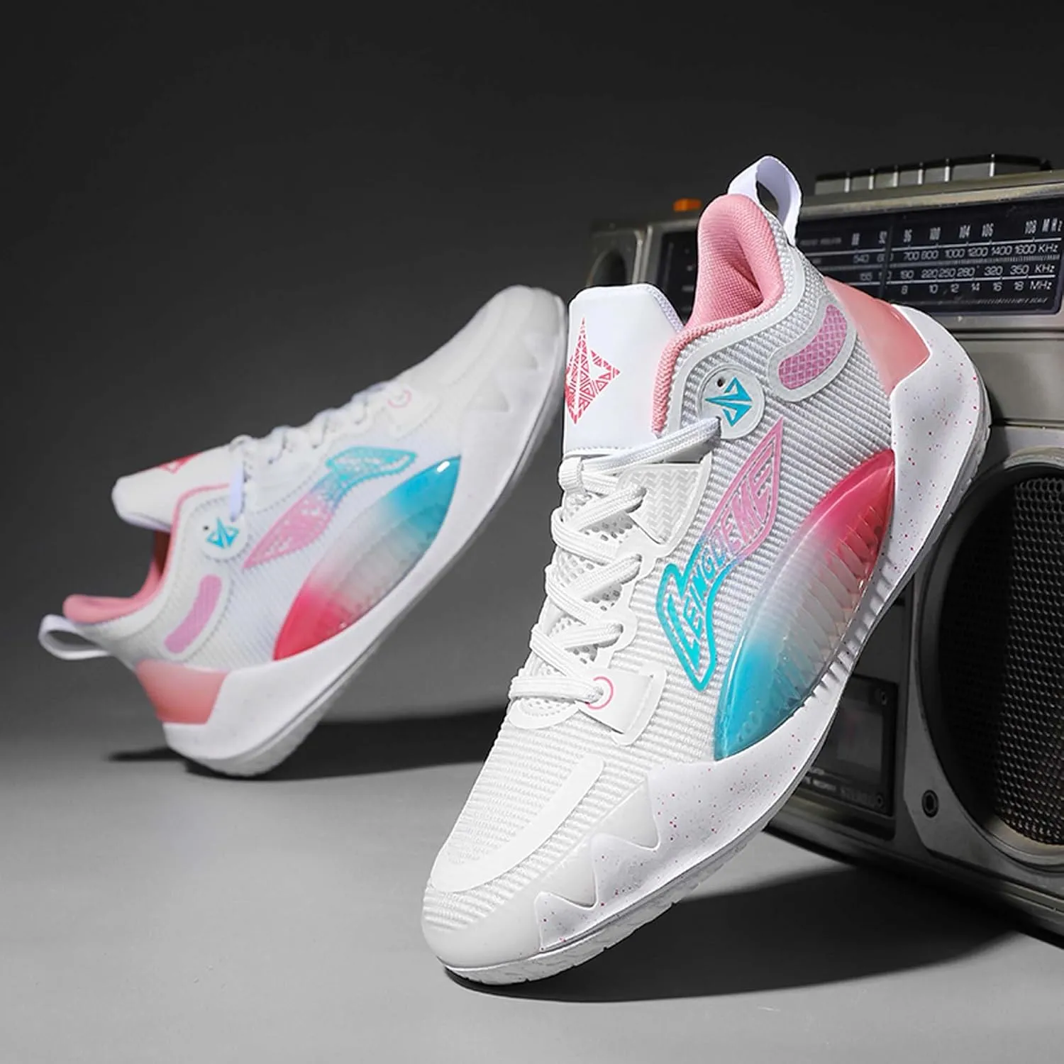 Men's Women's Unisex High Top Basketball Shoes with Arch Support and Non-Slip Design,Outdoor Walking Running Training Fitness Casual Fashion Sneakers