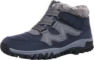 Mens Work Boots Composite Hiking Sneakers Fur Lined Ankle Boot Women's Safety Toe Shoes Non Slip Platform Shoes Slip Resistant Safety Hike Grounded Footwear