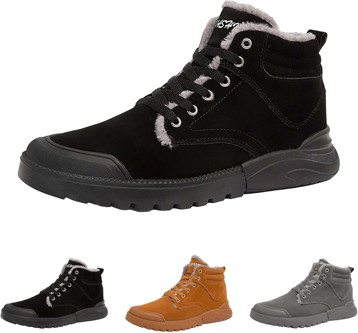 Mens Work Boots Composite Hiking Sneakers Warm Ankle Womens Workout Shoes Insulated Composite Safety Toe Waterproof Industrial Casual Hike Grounded Footwear