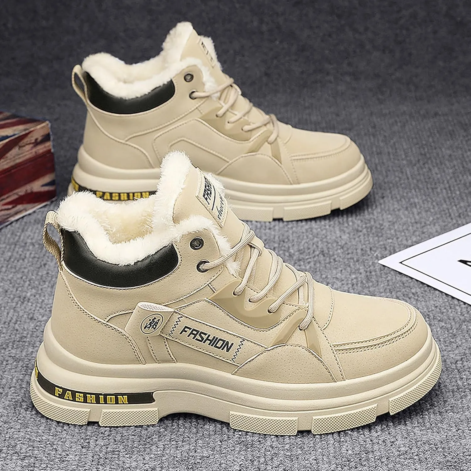 Men's Work Boots Slip On Hiking Sneakers Women's Slip On Warm Womens Working Shoes Waterproof Non Slip Shoes Food Service Waterproof Hike Grounded Footwear