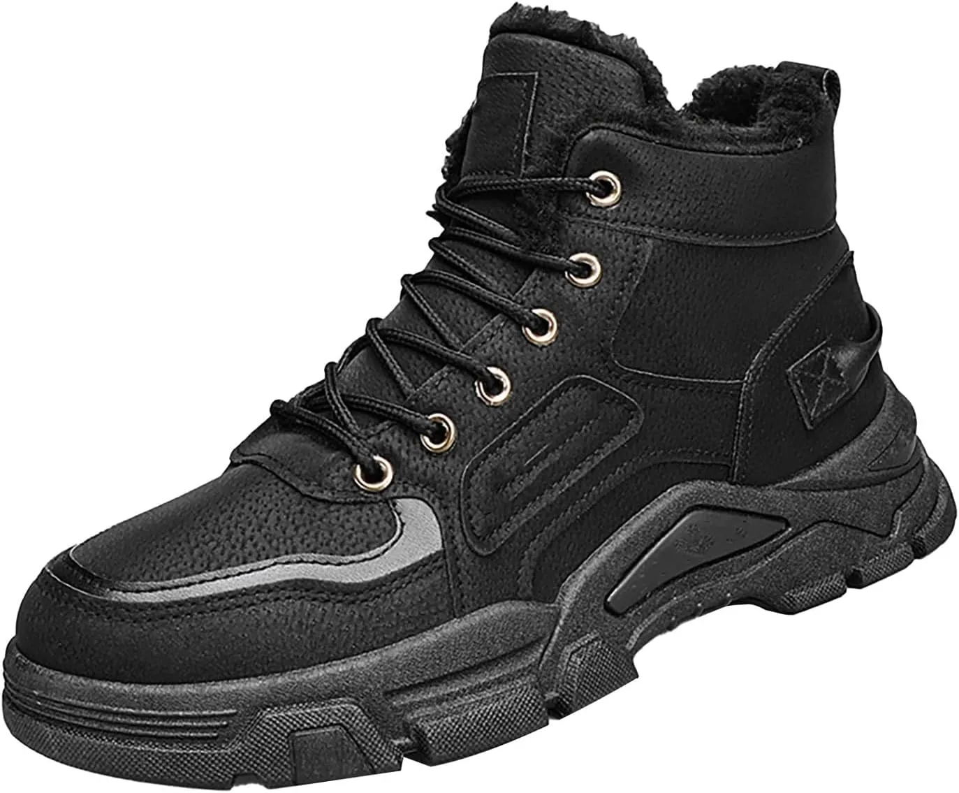 Men's Work Boots Slip On Hiking Sneakers Women's Slip On Warm Womens Working Shoes Waterproof Non Slip Shoes Food Service Waterproof Hike Grounded Footwear