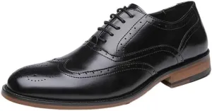Modern Men's Transitional Dress Shoes Oxford-Style Sneakers with Orthopedic Support & Slip-Resistant Outsole