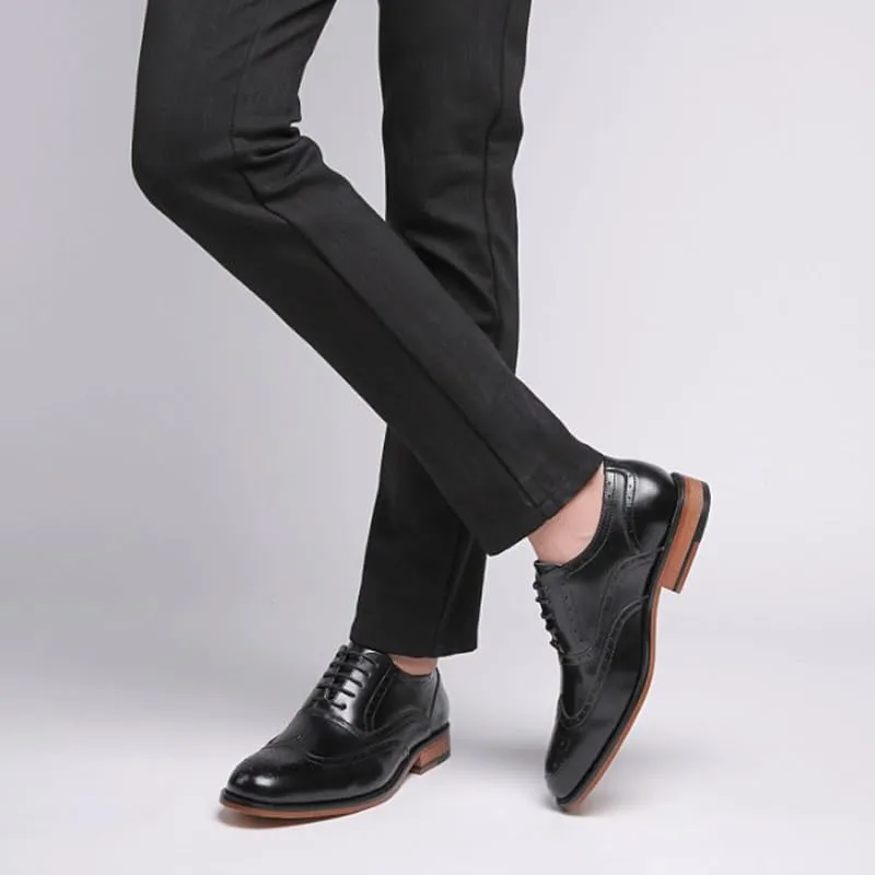 Modern Men's Transitional Dress Shoes Oxford-Style Sneakers with Orthopedic Support & Slip-Resistant Outsole