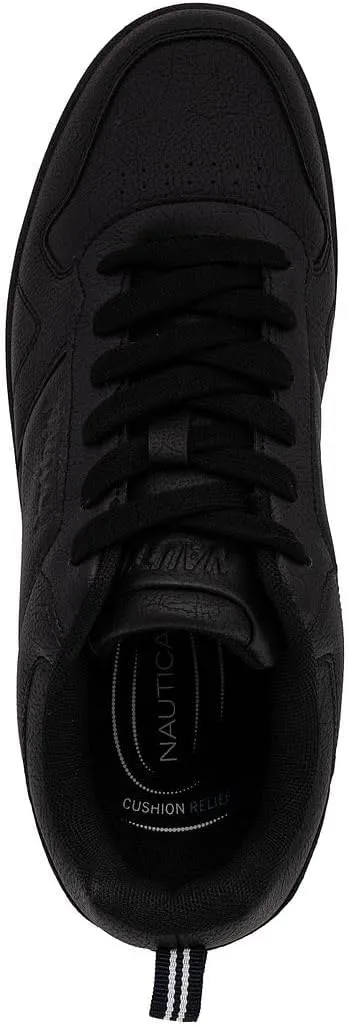 Nautica Men's Classic Low-Top Sneakers  Retro Lace-Up Casual Shoes for Tennis and Basketball-Inspired Style