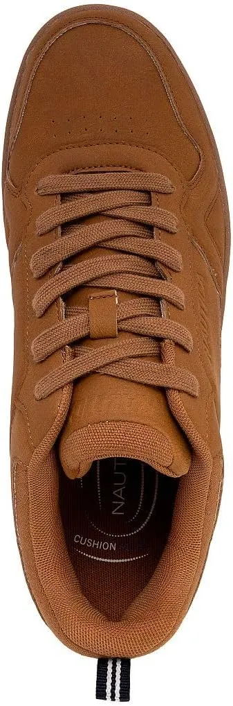 Nautica Men's Classic Low-Top Sneakers  Retro Lace-Up Casual Shoes for Tennis and Basketball-Inspired Style
