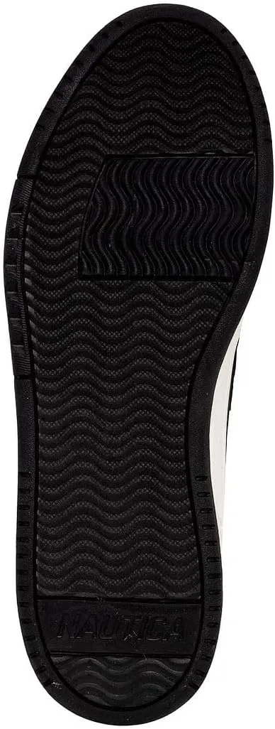 Nautica Men's Classic Low-Top Sneakers  Retro Lace-Up Casual Shoes for Tennis and Basketball-Inspired Style