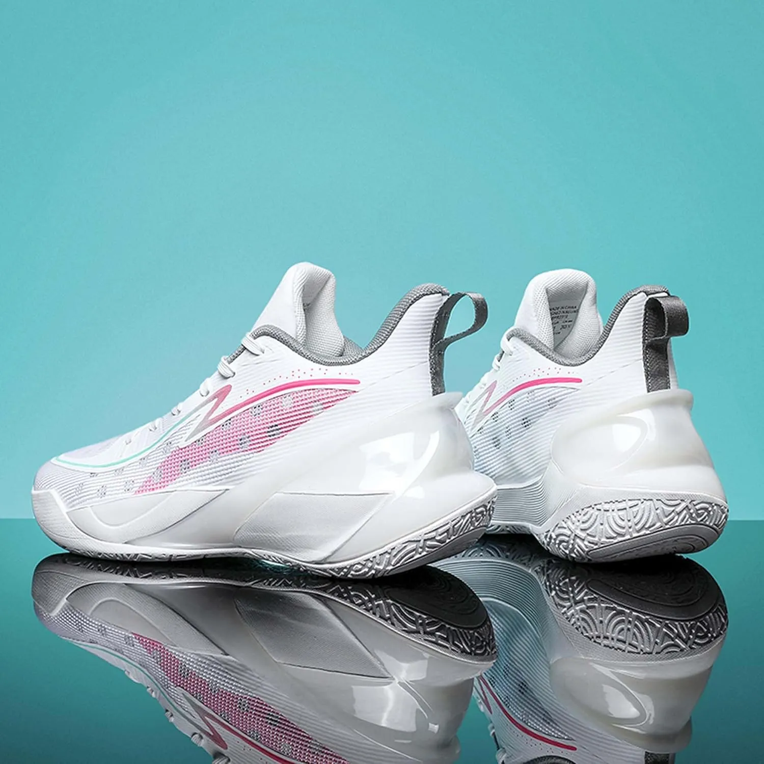 Neutral Fashion Sports Shoes Indoor and Outdoor Anti Slip Training Competition Professional Basketball Shoes Arch Support Team Training Shoes Anti Slip Running Shoes