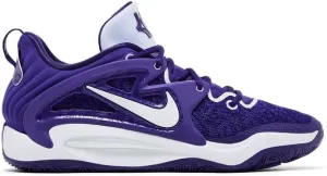 Nike Men's KD 15 TB Basketball Shoes 'White/Purple-White' (DX6648-500) - Size 5