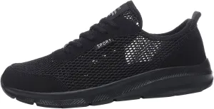 Non Slip Shoes for Men Lightweight Breathable Sneakers Comfortable Work Shoes Walking Shoes for Athletic Tennis Gym