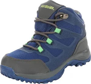 Northside Kids Hargrove Mid Hiking Boot - Waterproof Sealed Membrane Lightweight Compression Moulded EVA Midsole - Breathable & Washable Insole with Speed Lacing System