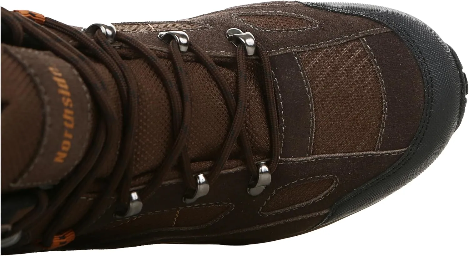 Northside Men's Ranger Mid Waterproof Hiking Boots - Suede and Nylon Upper, Embossed Mudguard, Molded Heel Stabilizer, Rubber Traction Outsole, Boots for Men