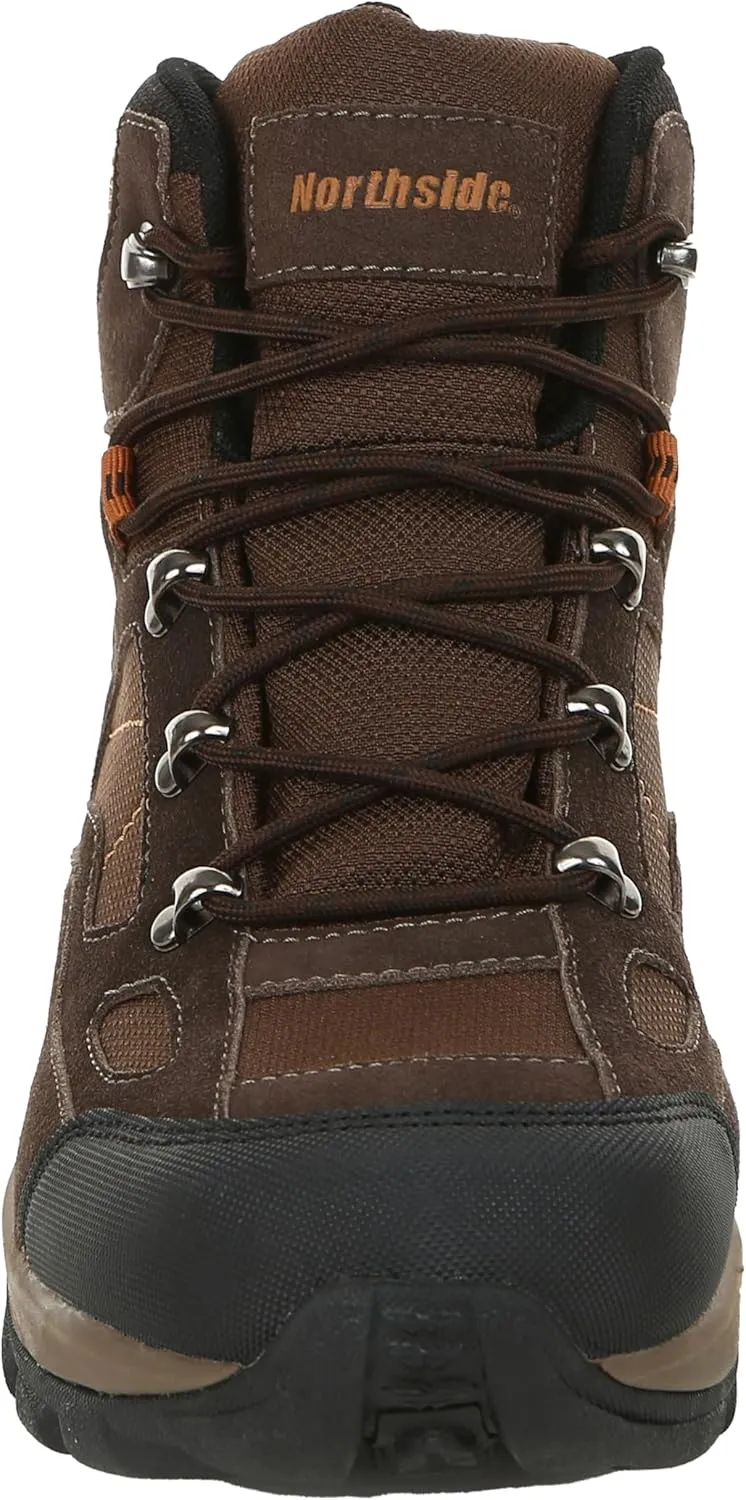 Northside Men's Ranger Mid Waterproof Hiking Boots - Suede and Nylon Upper, Embossed Mudguard, Molded Heel Stabilizer, Rubber Traction Outsole, Boots for Men