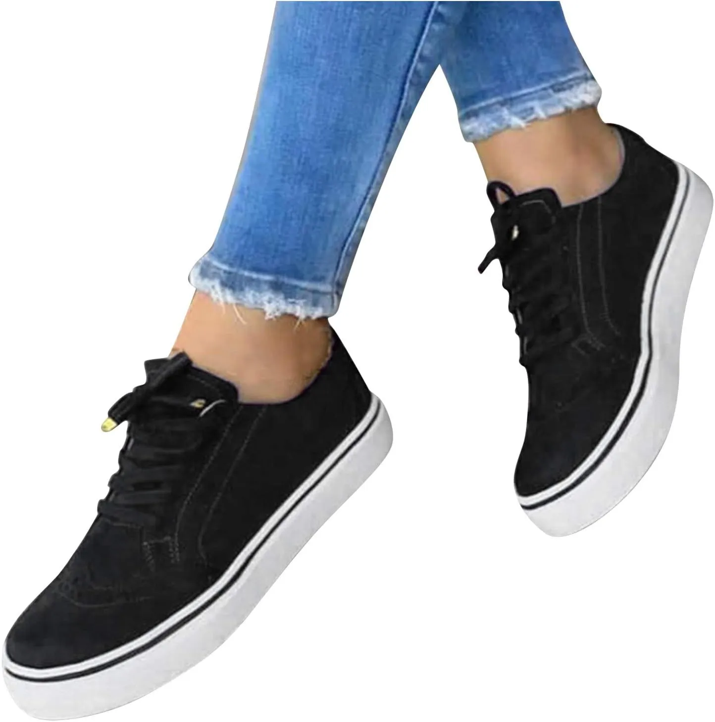 Plantar Fasciitis Arch Support Shoes Women Slip Ons Zapatillas para Mujer Elegantes Hiking Shoes for Women Black Sequin Gym Shoes for Women White Slip On Sneakers for Women Memory Foam
