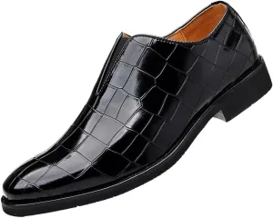 Premium Derby Dress Shoes for Men Business Formal Occasions Smooth Leather Upper with Non-Slip Sole