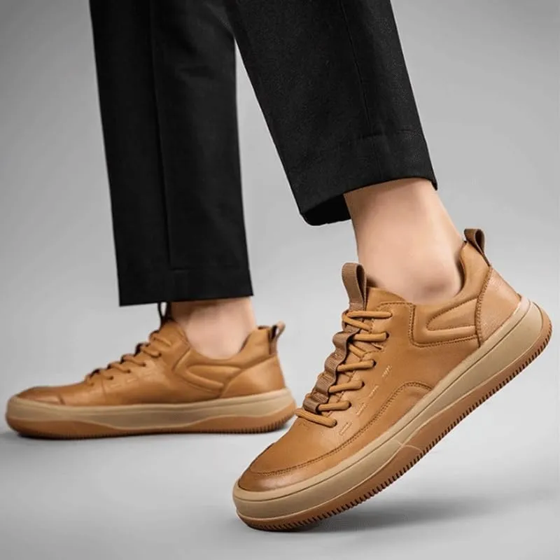 Premium Men's Derby Shoes Genuine Leather Brogue Detailing Comfortable Fit for Business Attire & Special Occasions