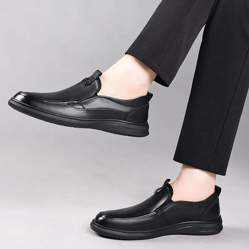 Professional Cap Toe Men's Oxford Shoes Cushioned Orthotic Support Business Conferences Black Tie Events Durable Sole