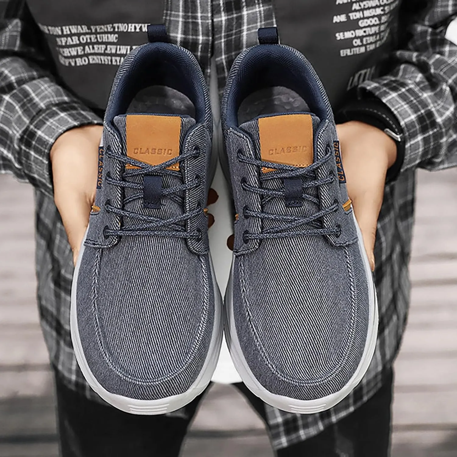 Running Shoes for Men Comfortable Men Shoes Casual Slip On Sneakers Men's Supportive Running Cushioned Athletic Basketball Shoe Loafers Dress Shoe