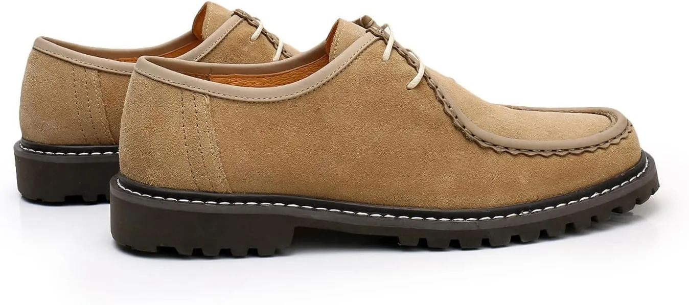Santimon Men's Oxfords Black Formal Dress Leather Unique Derby Shoes Casual Lace Up Oxfords Shoes for Men