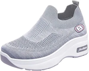 SBGMoSJ Sneakers for Women Size 8 Wide Width Womens Running Shoes Size 11.5 Wide Womens Slip On Tennis Shoes Size 7 Business Casual Sneakers Women Comfy Flats Shoes Women Dressy Cute