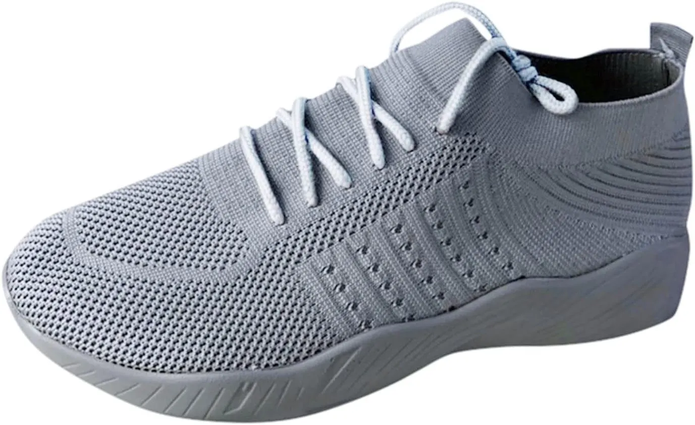 SBGMoSJ Womens Shoes Sneakers Comfy Black Shoes for Women Dressy High Top Basketball Shoes for Women Size 8 Platform Sneakers for Women Fashion Zapatos Negros para Mujer Deportivos