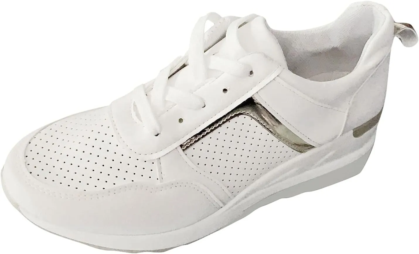 SBGMoSJ Womens Walking Shoes Slip On Sneakers Wide Width Slip On Walking Shoes Women 9.5 Black Shoes Women Wide Heel Womens Casual Sneakers Black and White Black Slip On Tennis Shoes Female