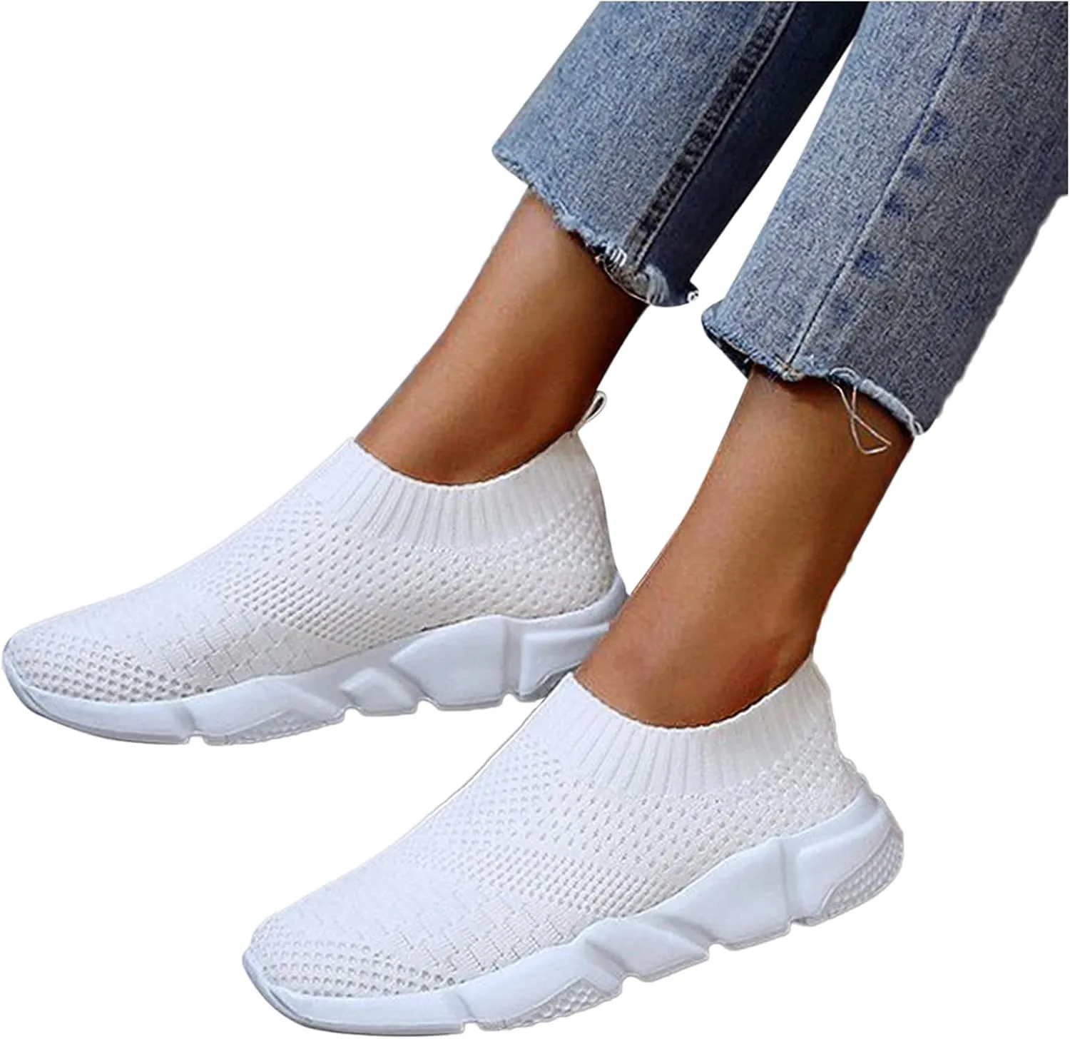 SBGMoSJ Womens Walking Shoes Wide Width Office Black Walking White Shoes Women Size 5 Womens Sneakers Size 7.5 Wide Slip On Womens Black High Top Fashion Sneakers Size 11 Wide Slip On Shoes for Women