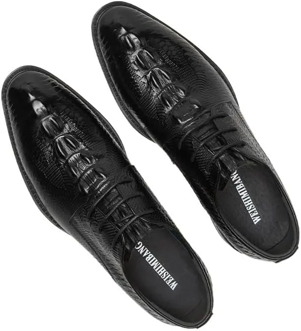 Sleek Derby Shoes for Men Genuine Leather Upper with Round Toe for Corporate Events & Evening Social Gatherings