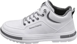 Sneakers Business Breathable Men and Winter High Top Casual Shoes Plush and Thick Cotton Shoes New Versatile Trendy