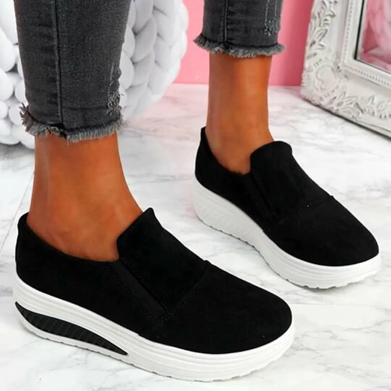 Tennis Shoes Womens Zapatillas De Tacon para Mujer Gym Shoes Women Weightlifting and Running Chunky Sneakers for Women 2023 Dressy Walking Shoes for Women with Arch Support and Comfort