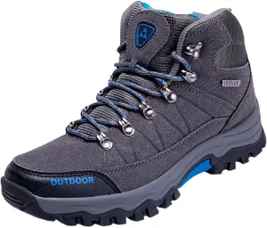 Tennis Walking Shoes Men's and Winter Breathable Outdoor Hiking Shoes High Top Hiking Sneakers