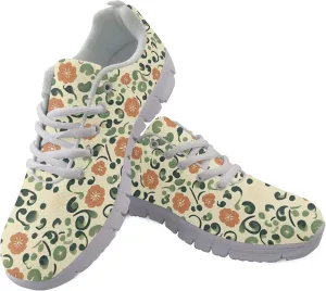 Trainer Sports Running Shoes for Women Causal Travel Sneakers Outdoor Walking Low Heel Lace up Shoe Breathable Flexible for Lady Teen Girls