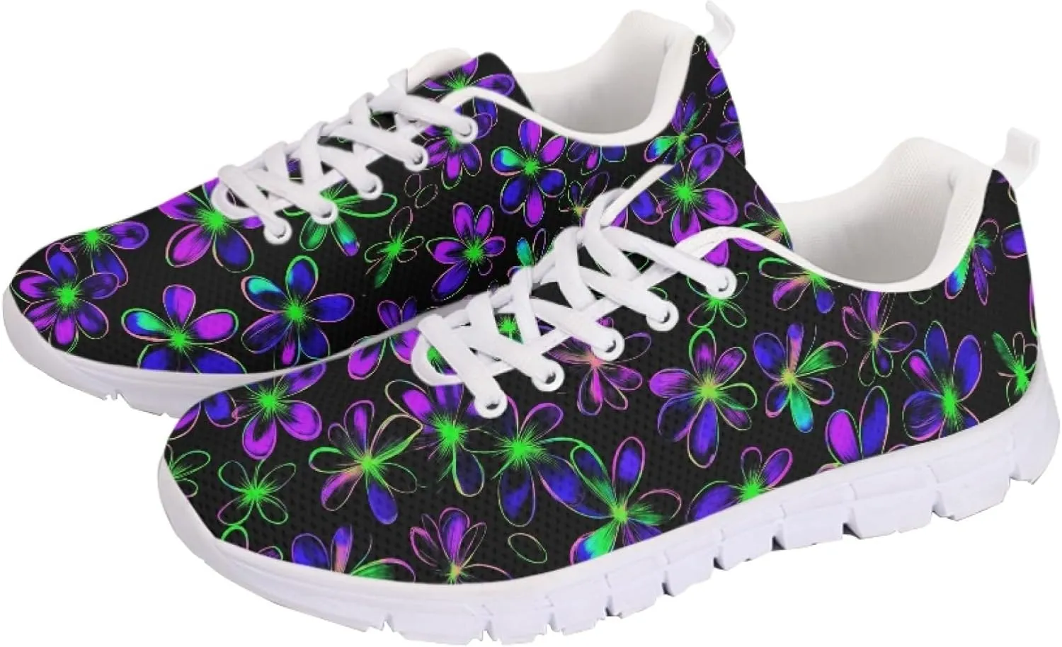 Trainer Sports Running Shoes for Women Causal Travel Sneakers Outdoor Walking Low Heel Lace up Shoe Breathable Flexible for Lady Teen Girls