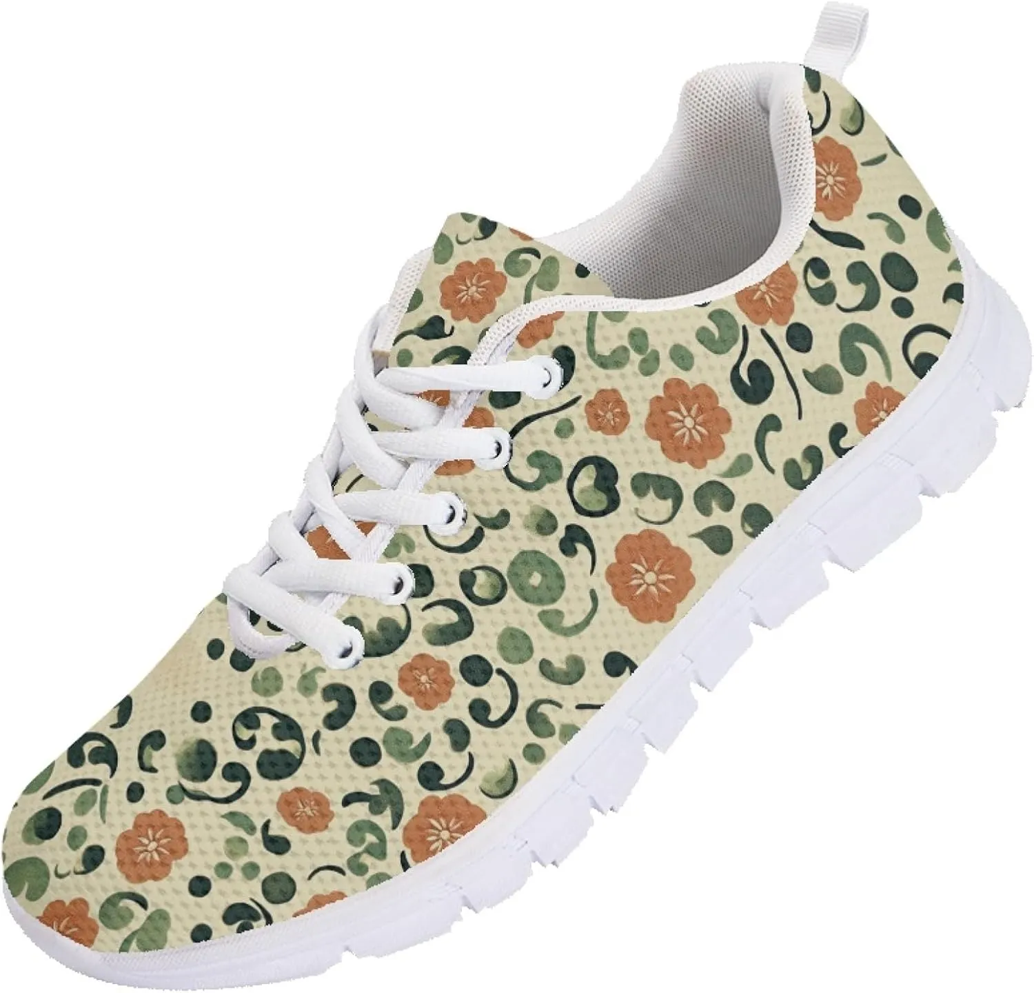 Trainer Sports Running Shoes for Women Causal Travel Sneakers Outdoor Walking Low Heel Lace up Shoe Breathable Flexible for Lady Teen Girls