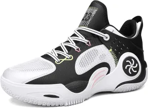 Unisex Anti-Slip Basketball Shoes Fashion Sneakers Breathable Mesh Training Running Shoes Casual Sports Walking Outdoor Shoes