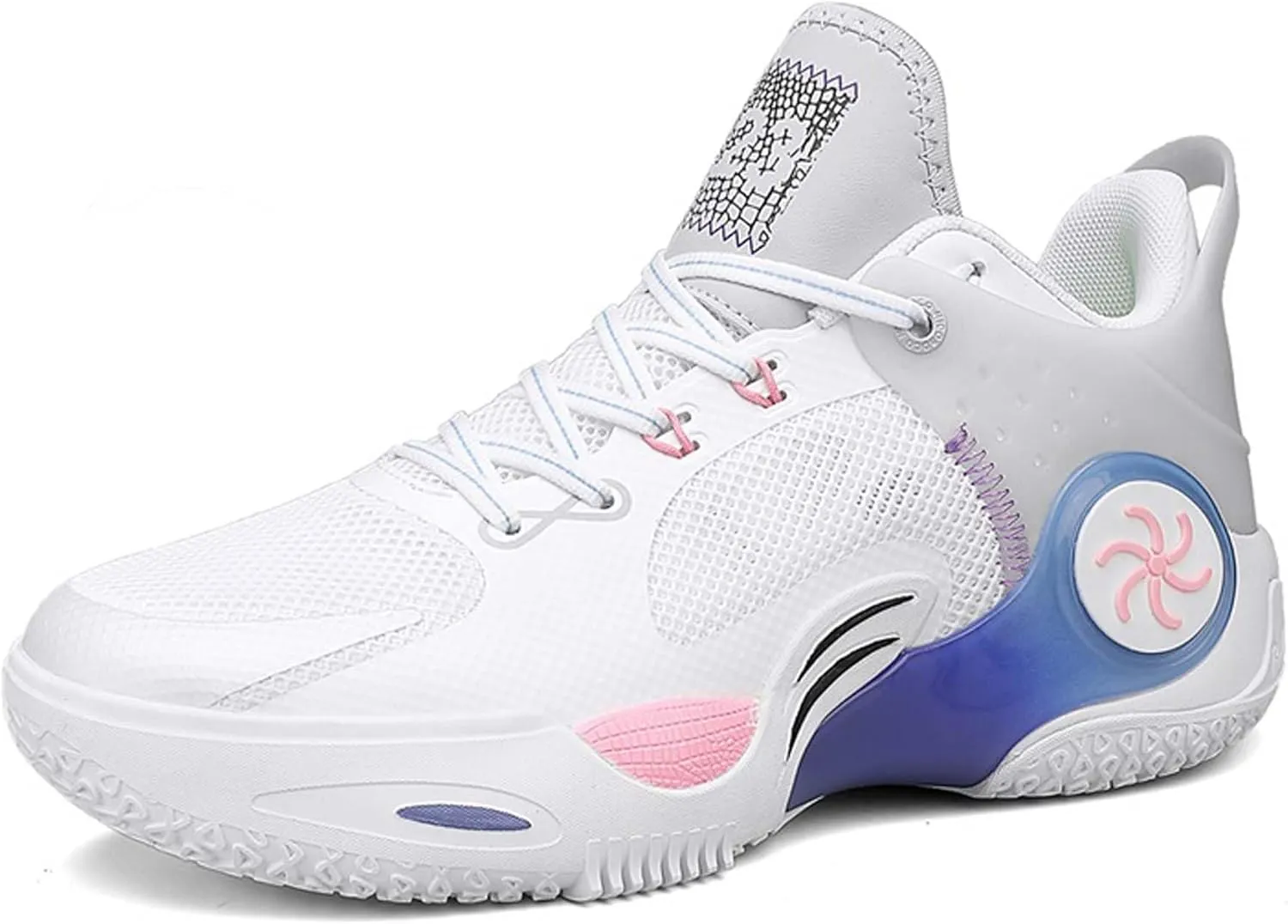 Unisex Anti-Slip Basketball Shoes Fashion Sneakers Breathable Mesh Training Running Shoes Casual Sports Walking Outdoor Shoes