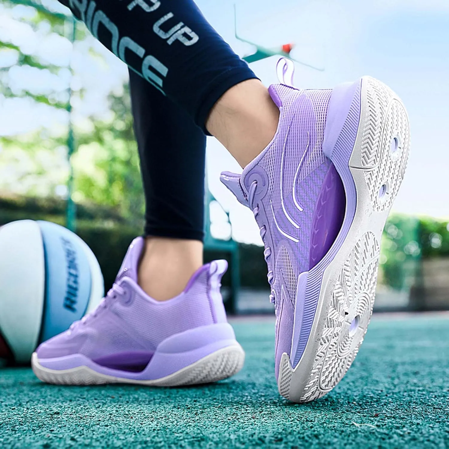 Unisex Basketball Shoes Anti-Slip Breathable Training Sports Running Shoes Outdoor Fashion Sneakers Lightweight Comfortable Casual Walking Shoes Men's/Women's Shoes