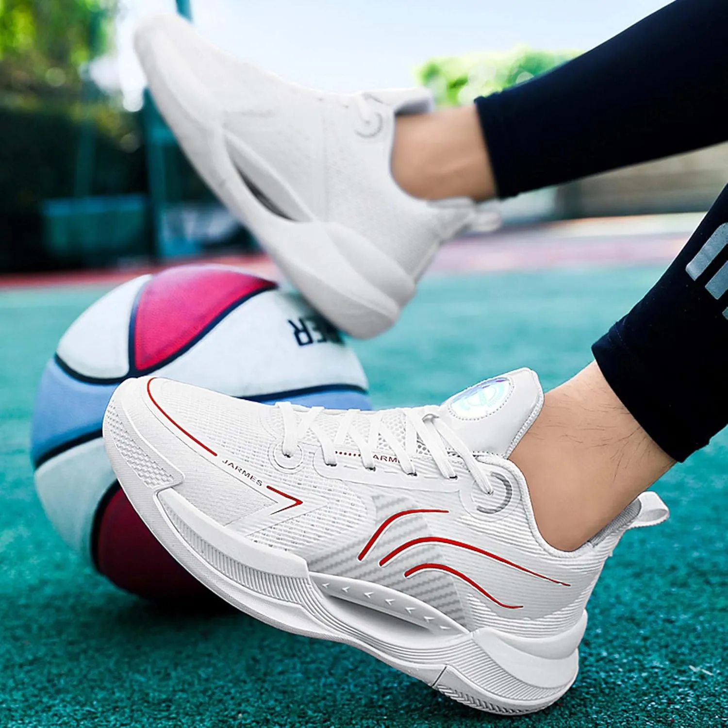 Unisex Basketball Shoes Anti-Slip Breathable Training Sports Running Shoes Outdoor Fashion Sneakers Lightweight Comfortable Casual Walking Shoes Men's/Women's Shoes
