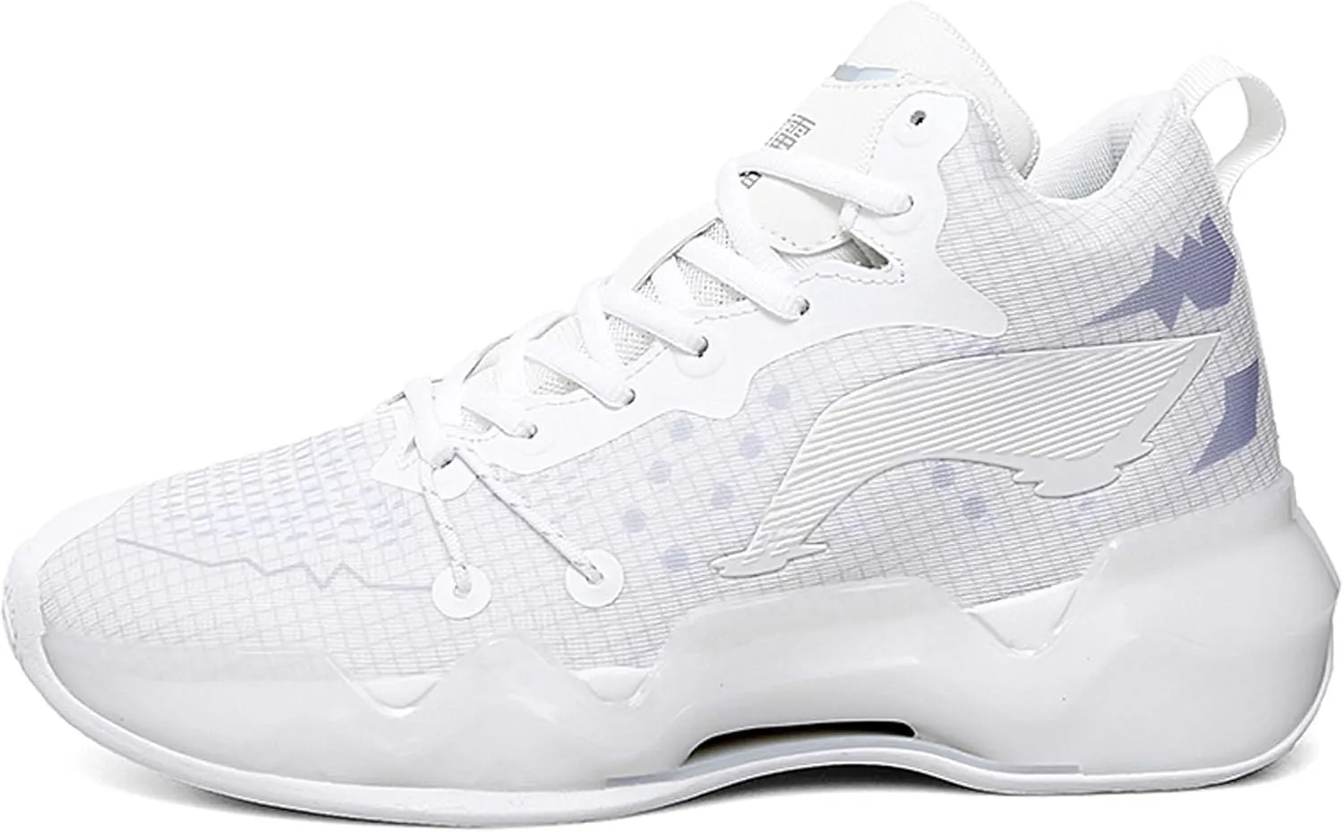 Unisex Fashion High Top Basketball Shoes Non-Slip Breathable Sports Running Shoes Lightweight Street Combat Basketball Shoes Outdoor Casual Walking Shoes Fashion Sneakers