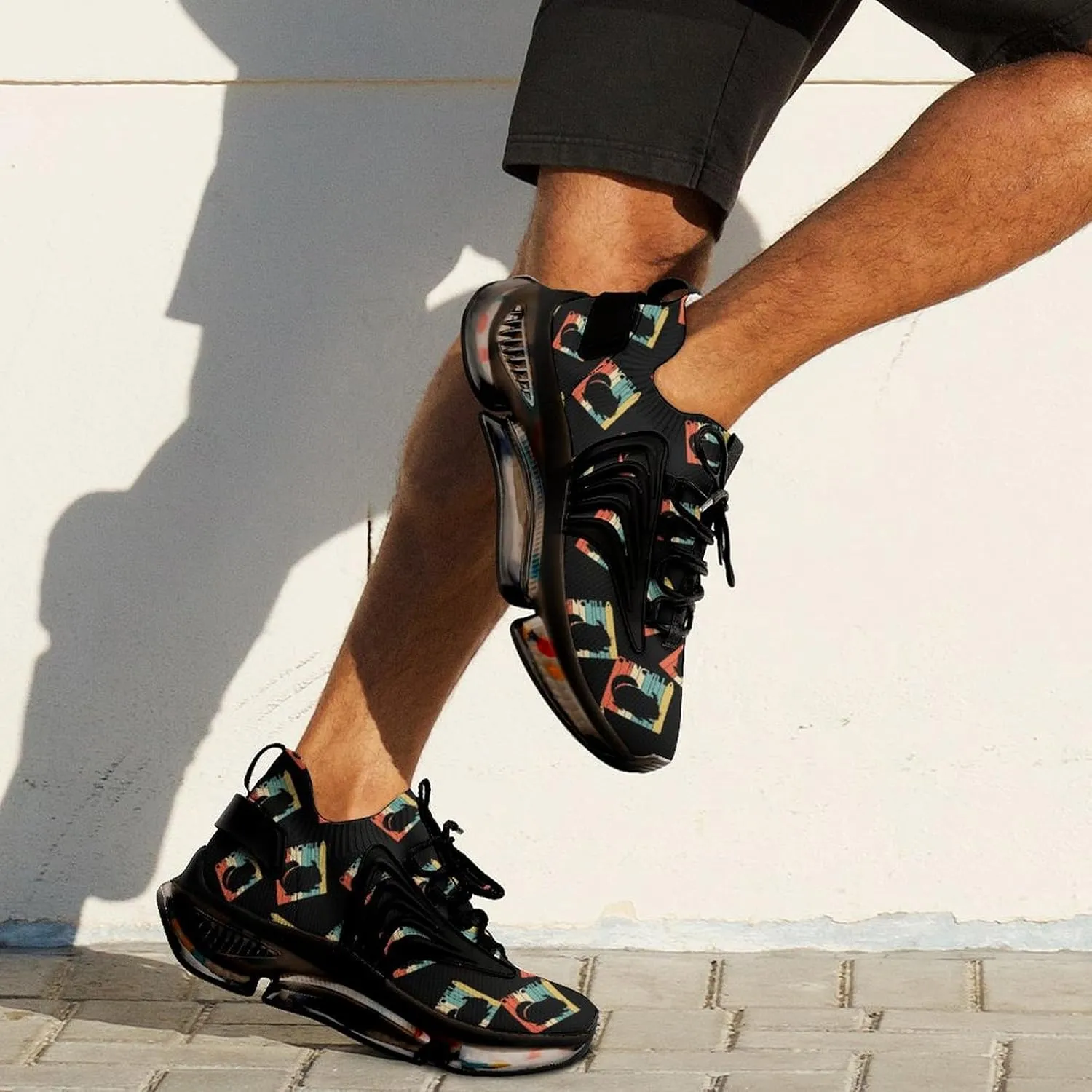 Vintage Style Chinchilla Men's Running Shoes Lightweight Walking Shoe Breathable Sneaker