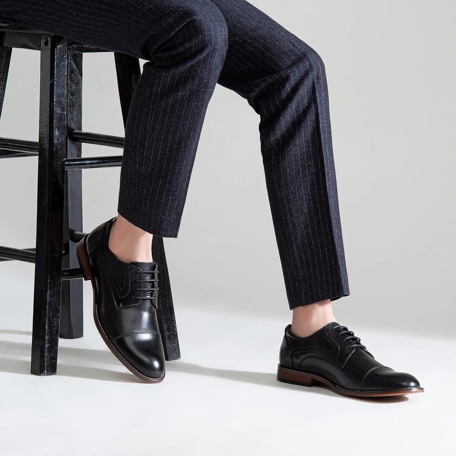 Vostey Men's Dress Shoes Classic Wingtip Brogue Men Oxfords