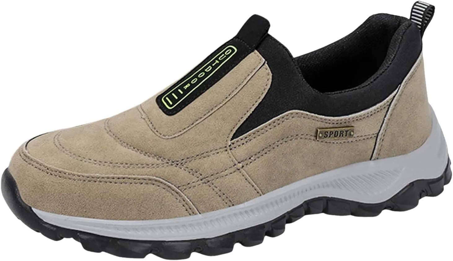Walking Shoes For Men Slip-On Loafer Trekking Shoes Work Sneakers Waterproof Sneakers Hiking Sneakers Work Shoes