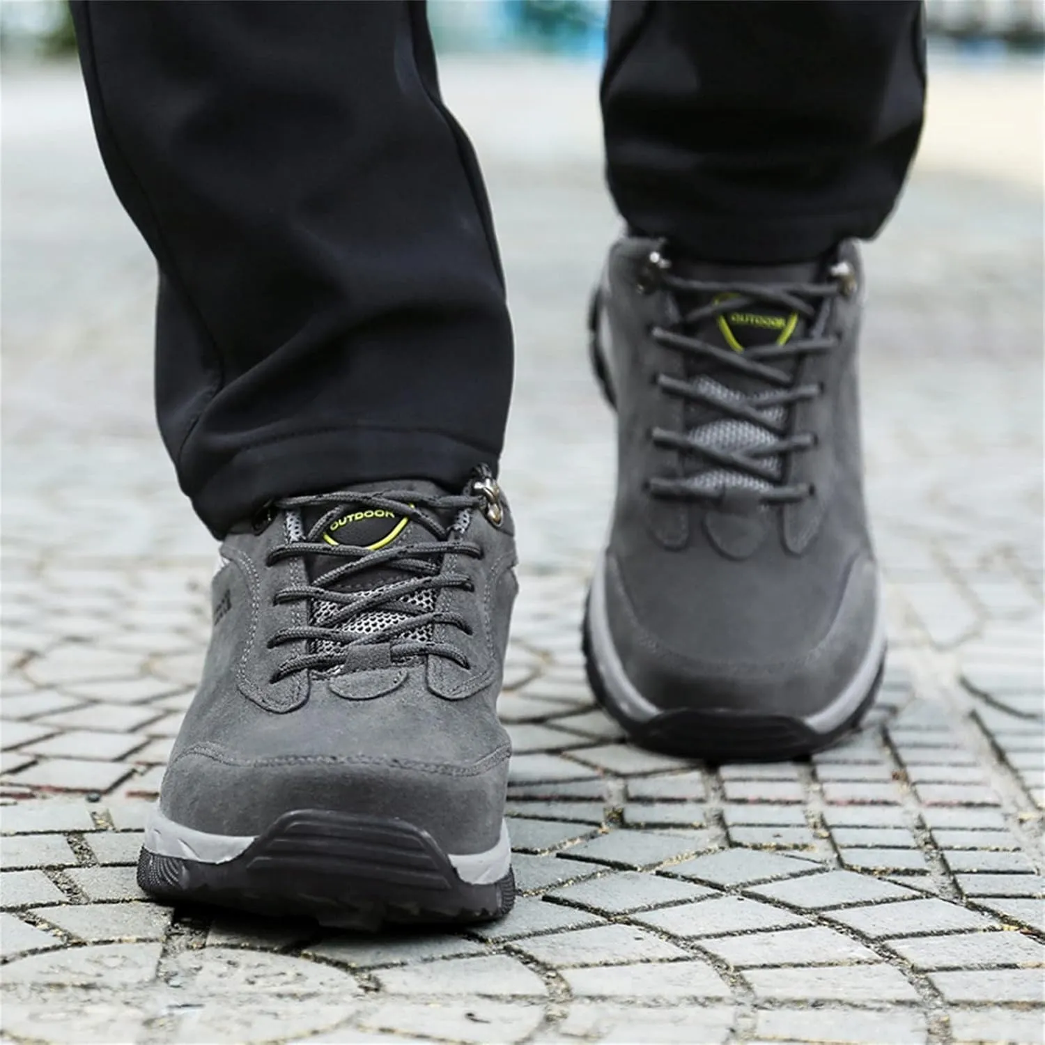 Waterproof Shoes for Men Breathable Trekking Trails Shoes Non-Slip Hiking Shoes Lightweight Casual Walking Shoes