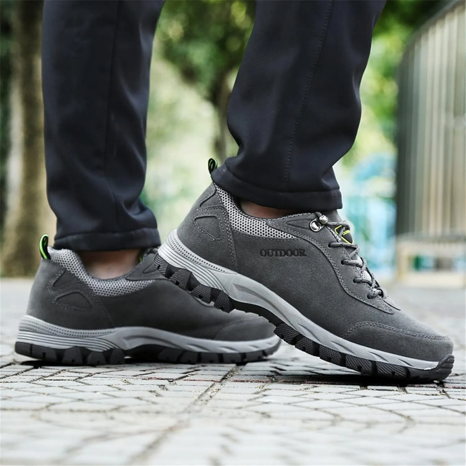 Waterproof Shoes for Men Breathable Trekking Trails Shoes Non-Slip Hiking Shoes Lightweight Casual Walking Shoes