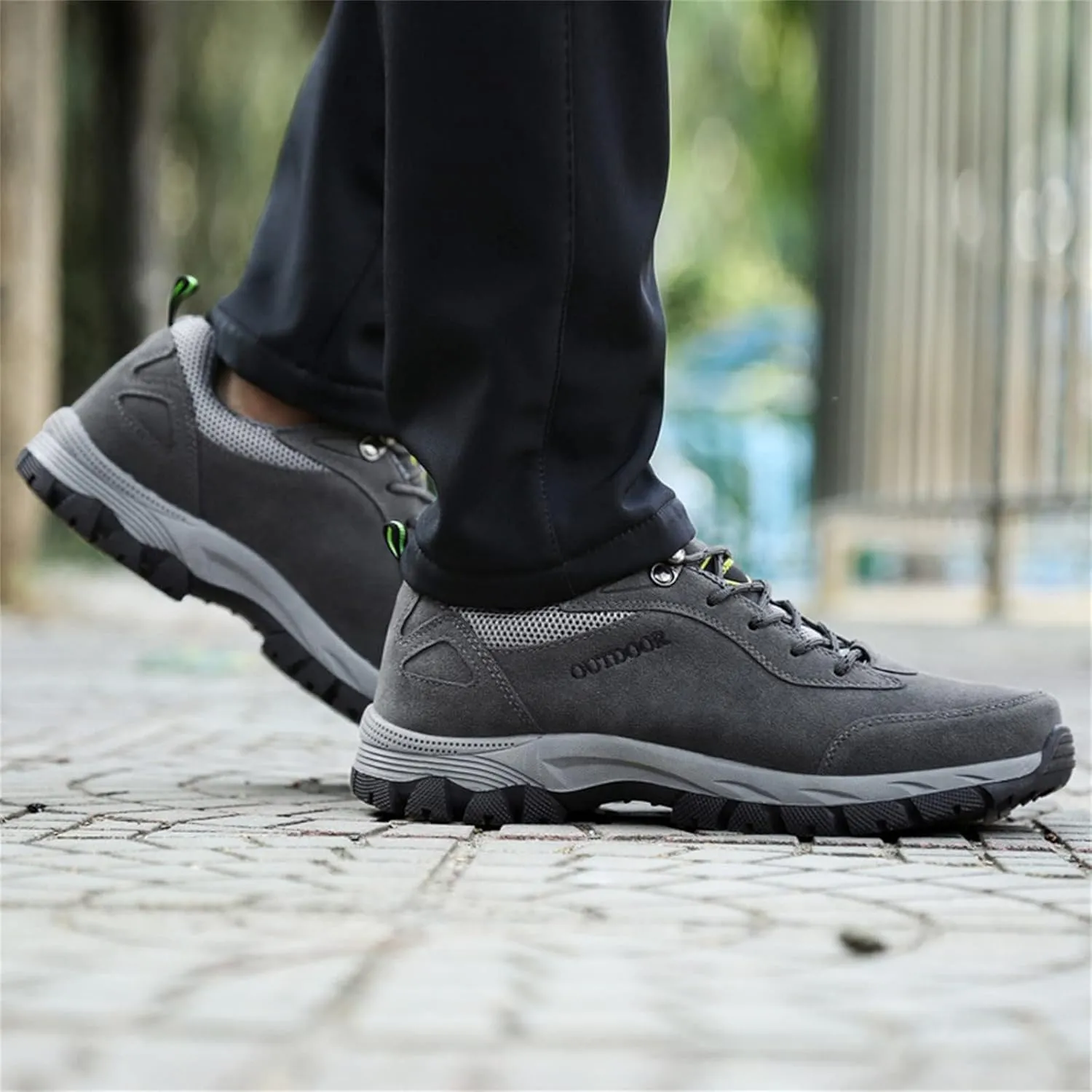 Waterproof Shoes for Men Breathable Trekking Trails Shoes Non-Slip Hiking Shoes Lightweight Casual Walking Shoes