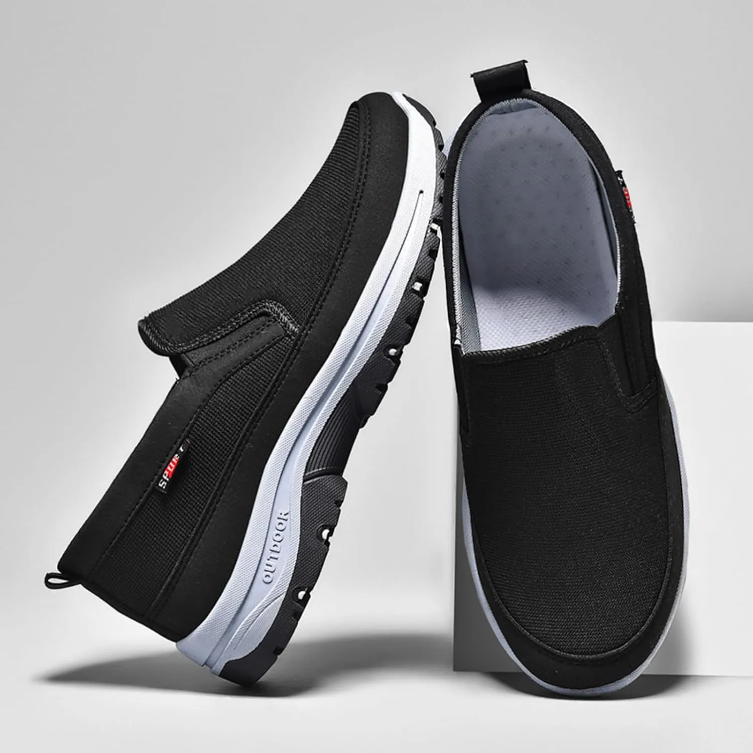 Waterproof Shoes for Men Breathable Trekking Trails Shoes Non-Slip Hiking Shoes Lightweight Casual Walking Shoes