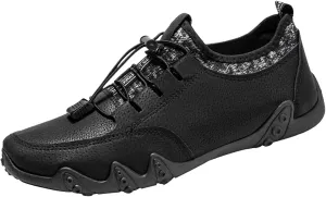 Wedge Fashion Sneakers for Women 2023 Black Slip On Tennis Shoes with Black Soles Nurse Shoes Wide Width for Women Womens Sneakers Black Sole Walking Shoes for Women with Arch Support and Comfort