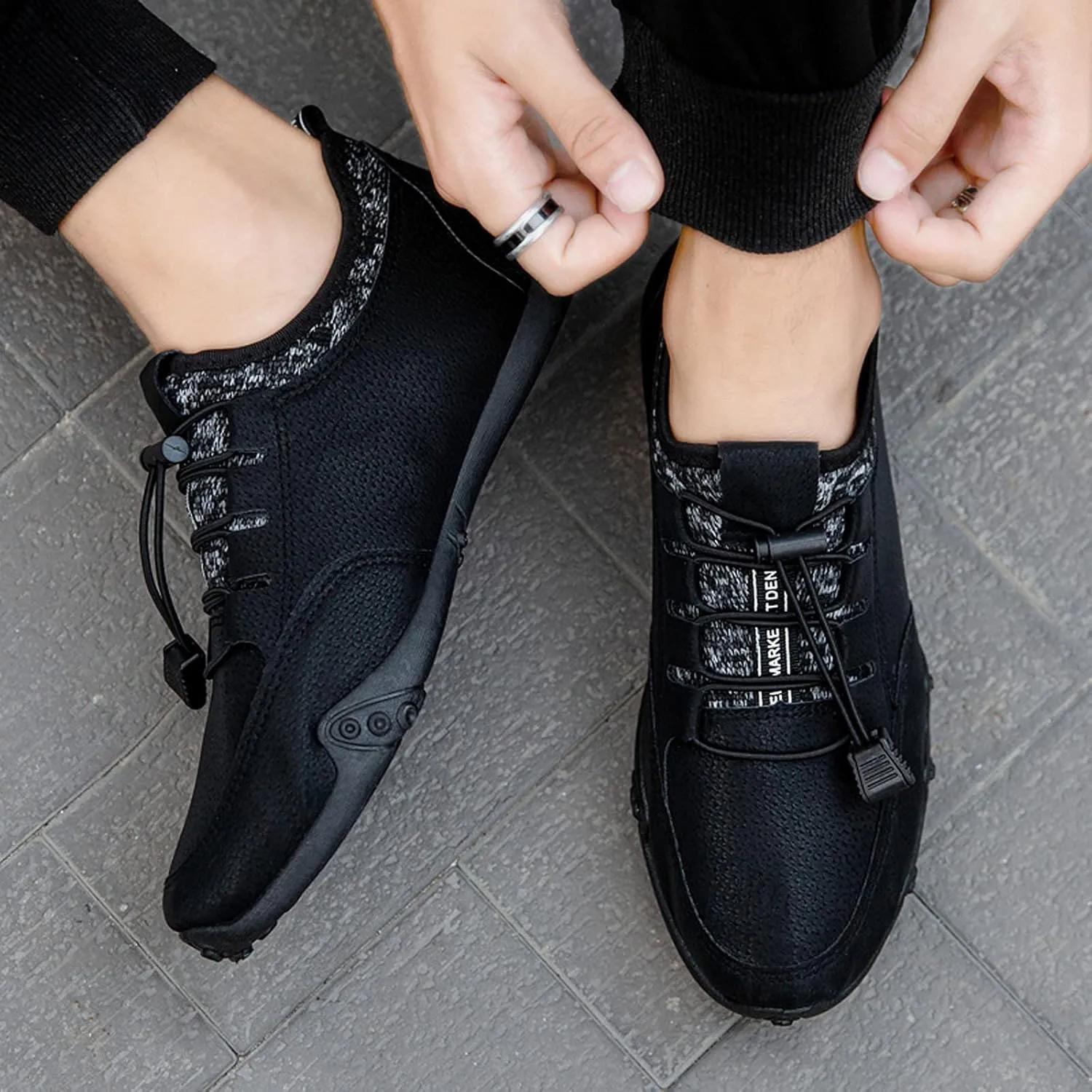 Wedge Fashion Sneakers for Women 2023 Black Slip On Tennis Shoes with Black Soles Nurse Shoes Wide Width for Women Womens Sneakers Black Sole Walking Shoes for Women with Arch Support and Comfort