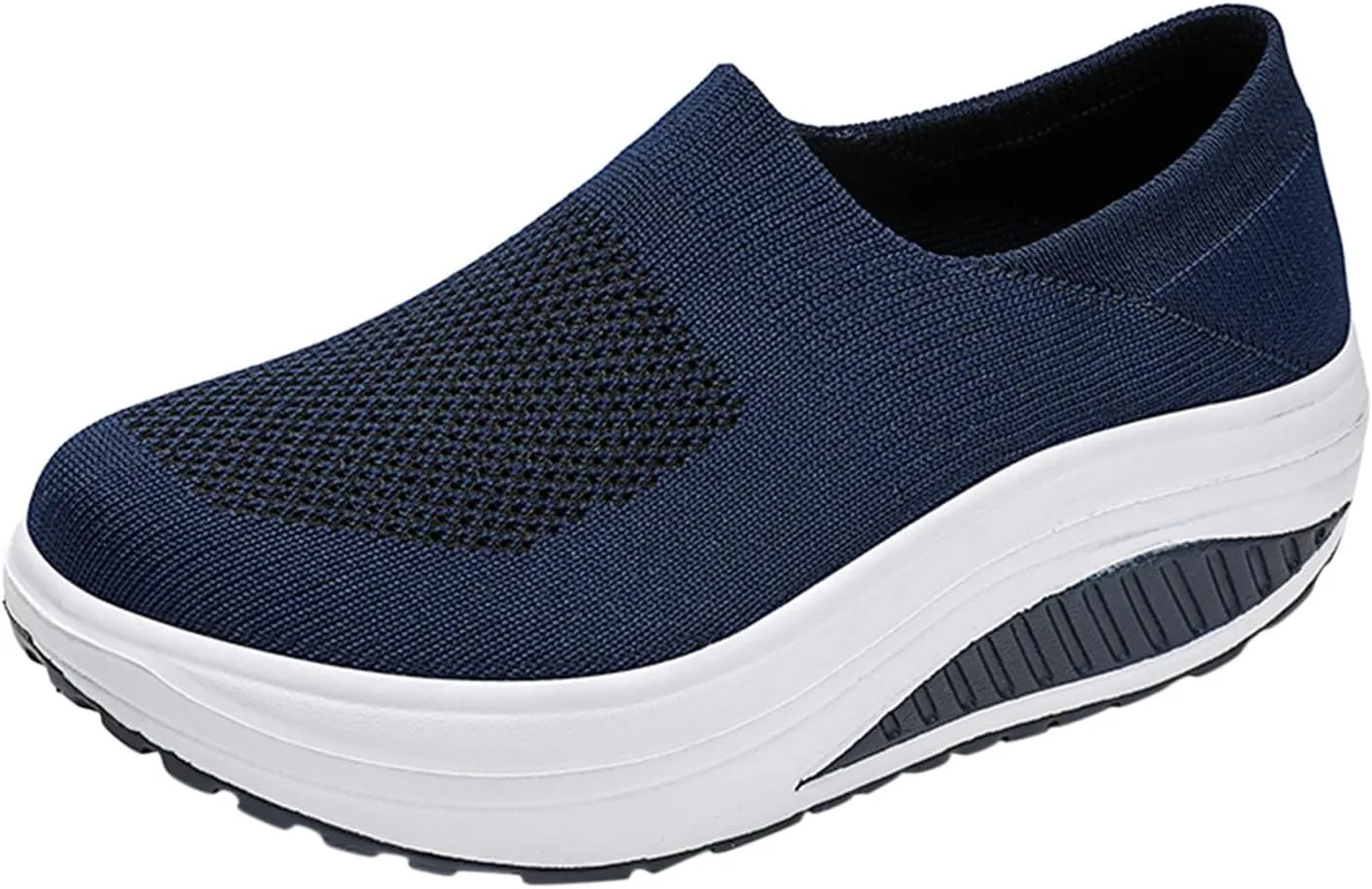 Wedges Sneakers for Women Cute Comfy Work Shoes for Women Slip On Sneakers Women Size 11 Women's Sneakers Wide Width Zapatos De Trabajo para Mujeres Confortables
