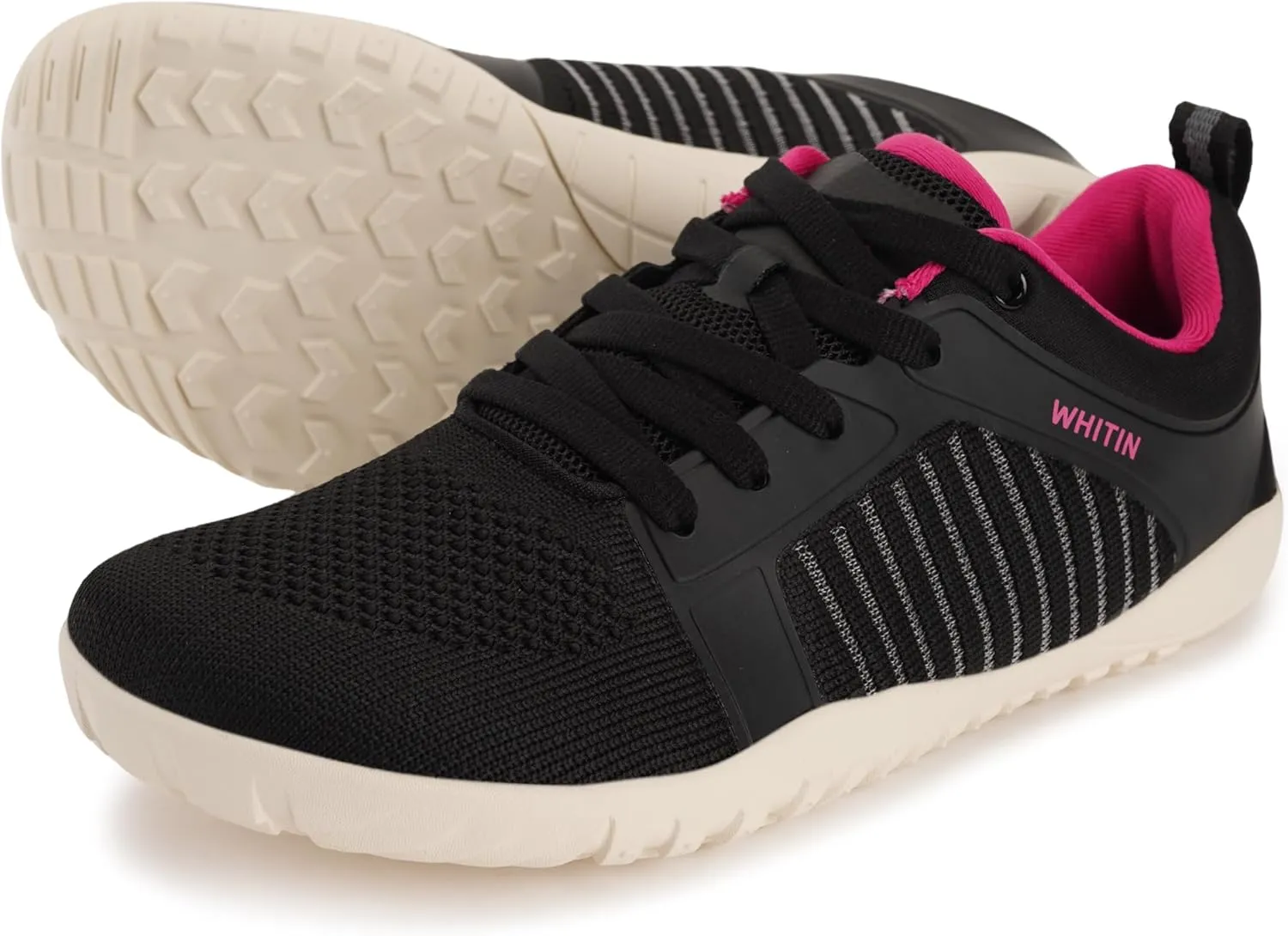 WHITIN Women's Wide Barefoot Trail Running Shoes | Minimalist Hiking Footwear | Zero Drop | Flexible Traction